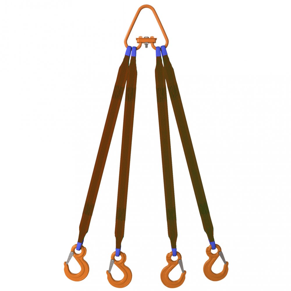 Строп текстильный 4СТ с крюком SK г/п 12,5т 10м
